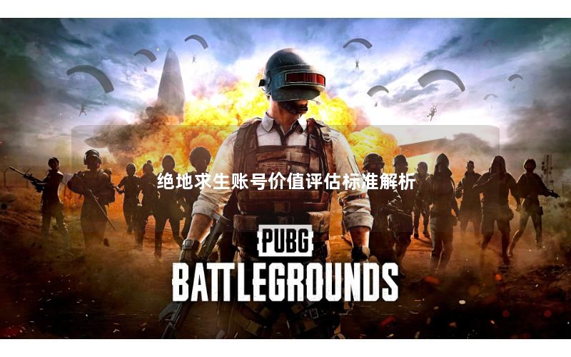 绝地求生账号价值评估标准解析