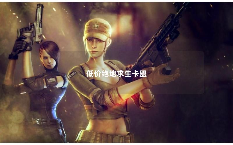 低价绝地求生卡盟