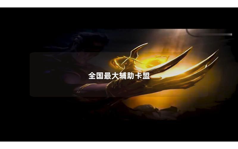 全国最大辅助卡盟