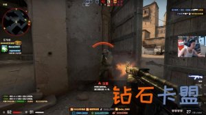 CSGO：QUQU匹配一打十灭队！不愧是前职业选手
