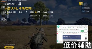 绝地求生苏打水辅助全新升级：专业团队打造稳定实力巨作