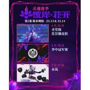 <b>《LOL》灵魂莲华新皮肤原画公开 圣堂莫甘娜顶中顶</b>
